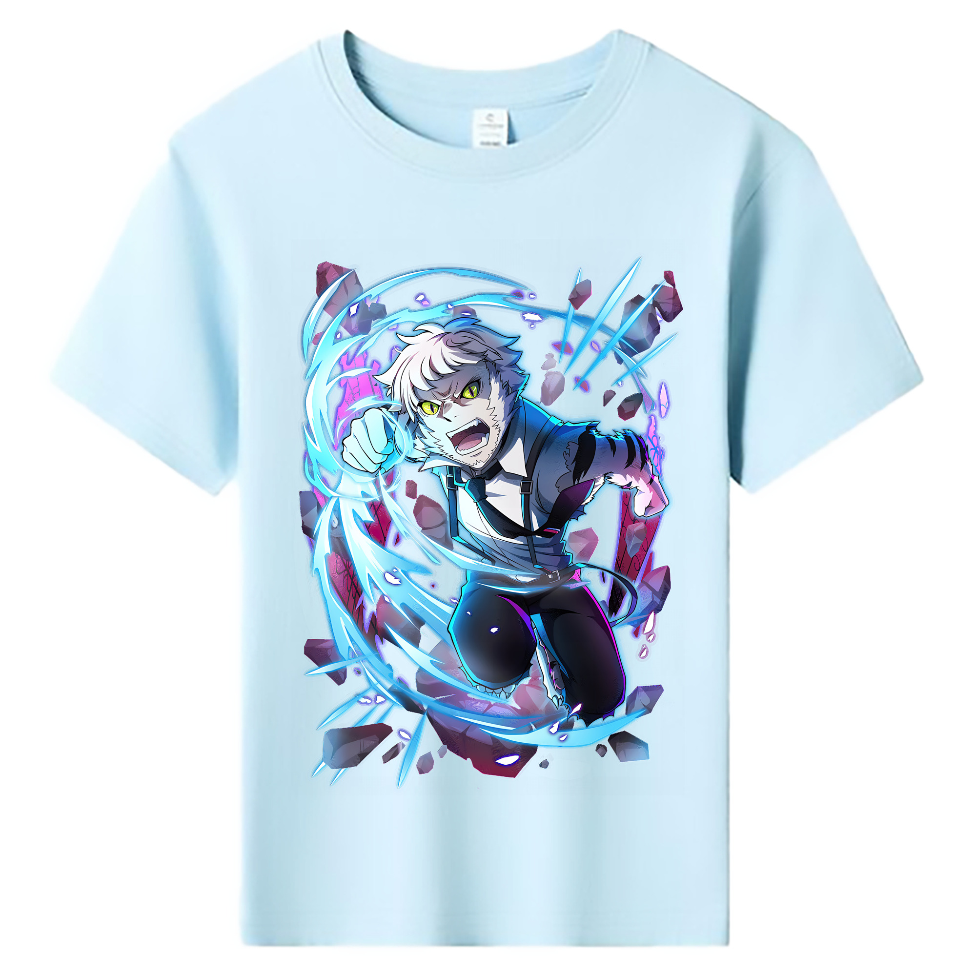 （画像用） 文豪ストレイドッグス Bungo Stray Dogs 綿100％キッズTシャツ（フロントプリント）